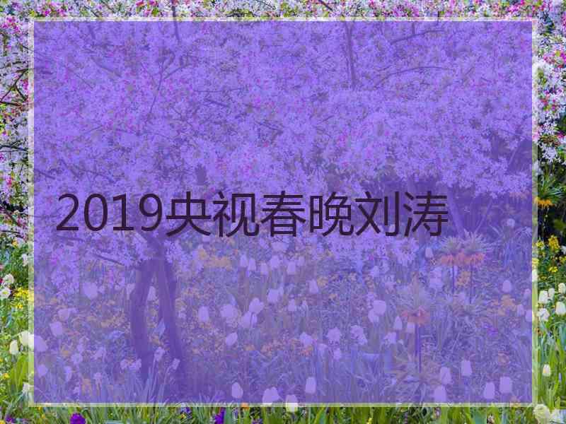 2019央视春晚刘涛