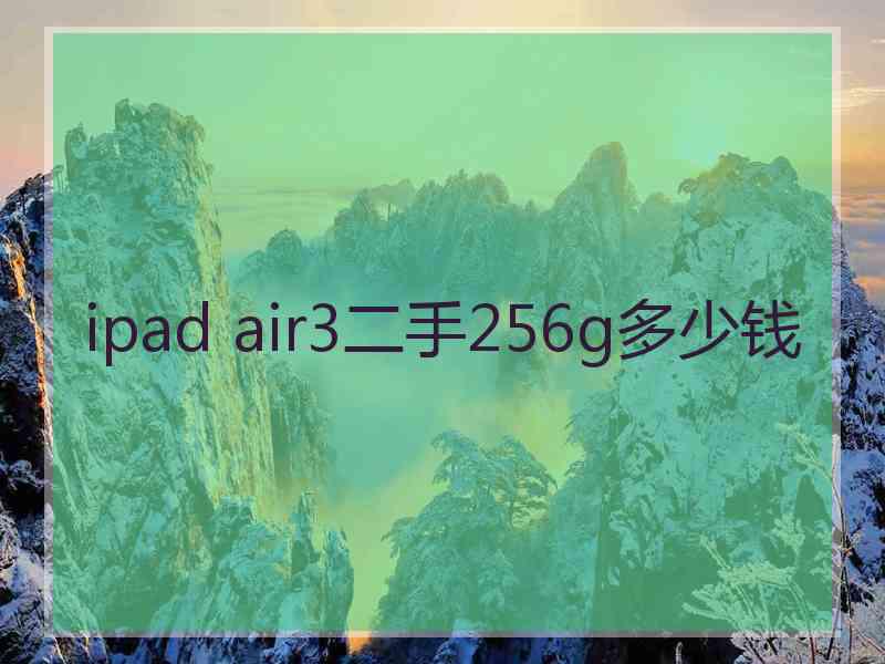 ipad air3二手256g多少钱