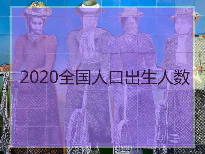 2020全国人口出生人数