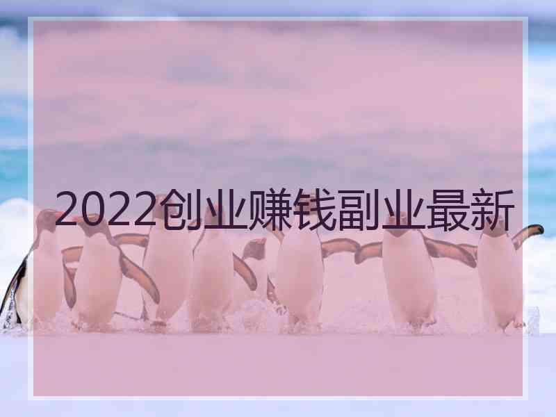 2022创业赚钱副业最新