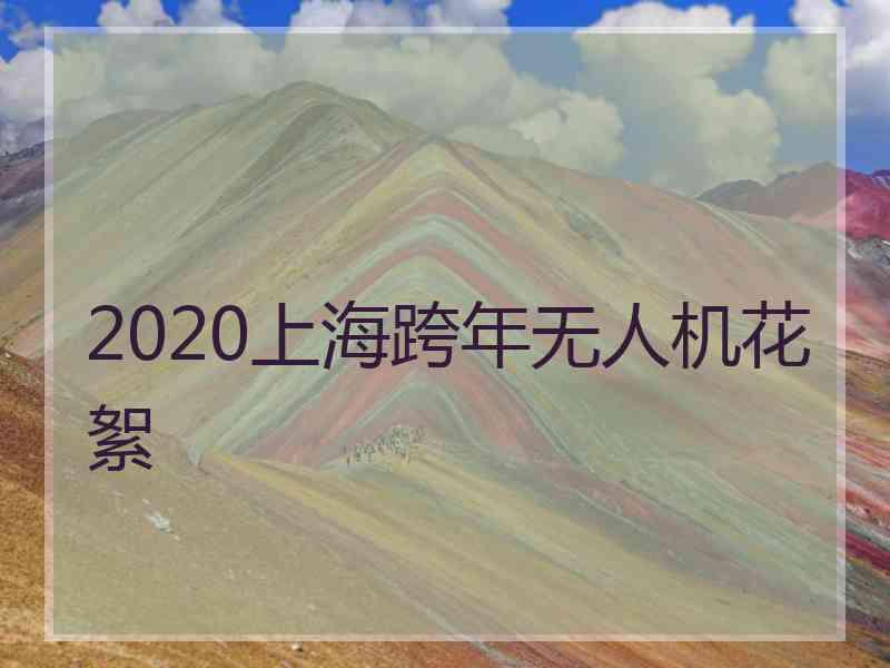 2020上海跨年无人机花絮