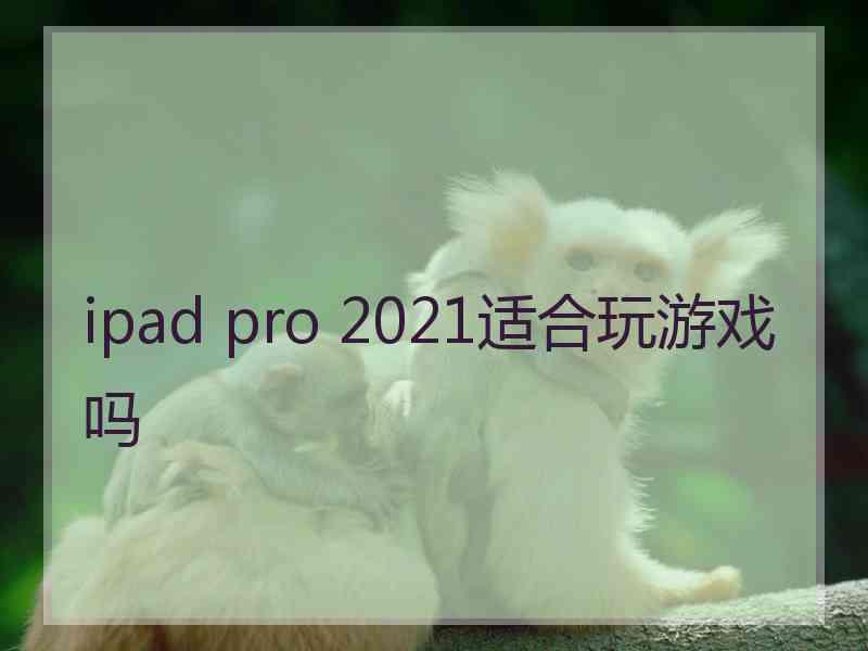 ipad pro 2021适合玩游戏吗