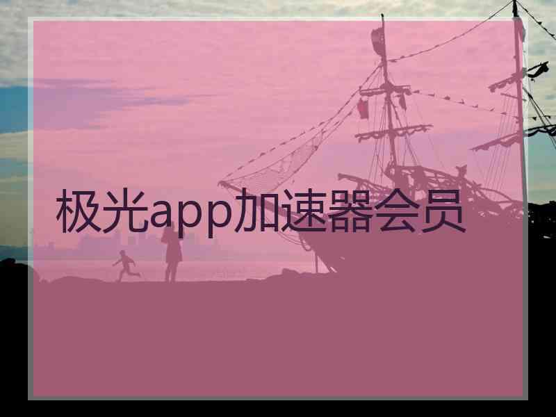 极光app加速器会员