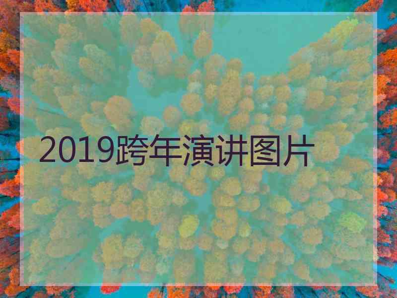 2019跨年演讲图片