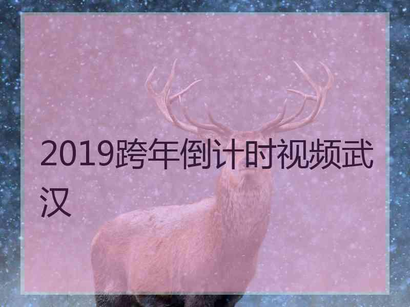 2019跨年倒计时视频武汉