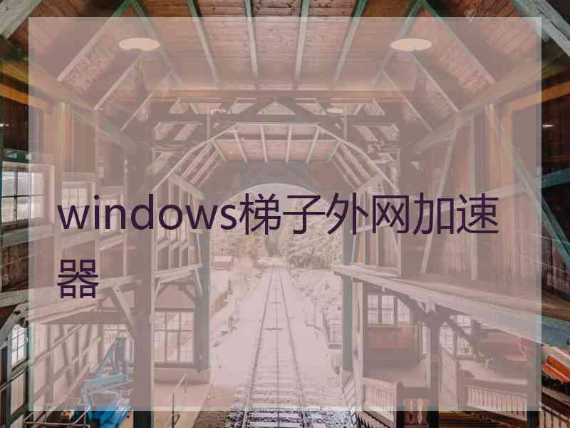 windows梯子外网加速器