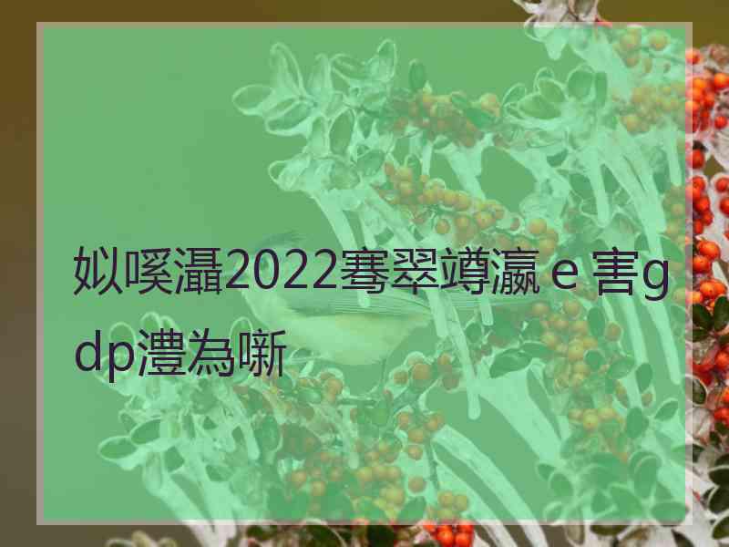 姒嗘灄2022骞翠竴瀛ｅ害gdp澧為噺