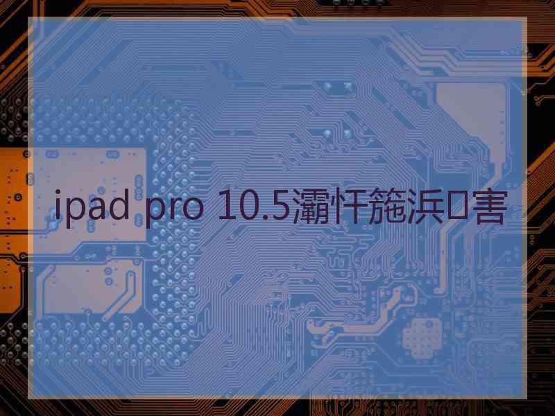 ipad pro 10.5灞忓箷浜害