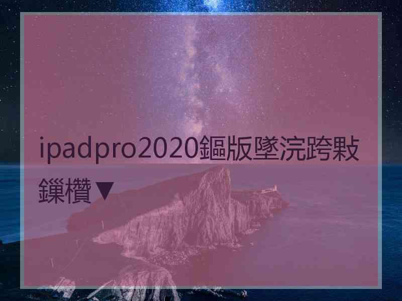 ipadpro2020鏂版墜浣跨敤鏁欑▼