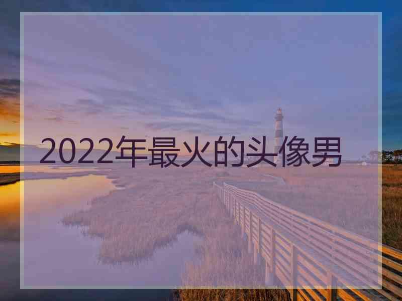 2022年最火的头像男