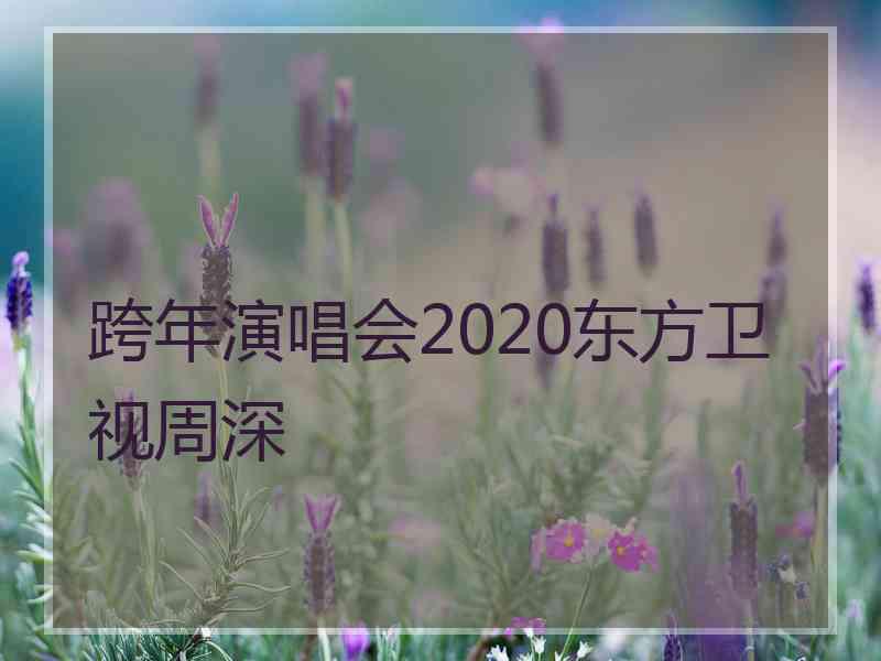 跨年演唱会2020东方卫视周深