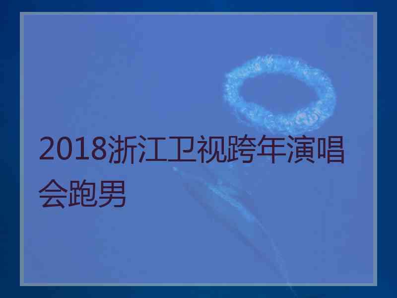 2018浙江卫视跨年演唱会跑男