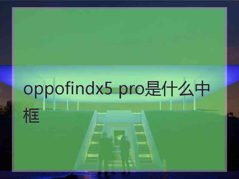 oppofindx5 pro是什么中框