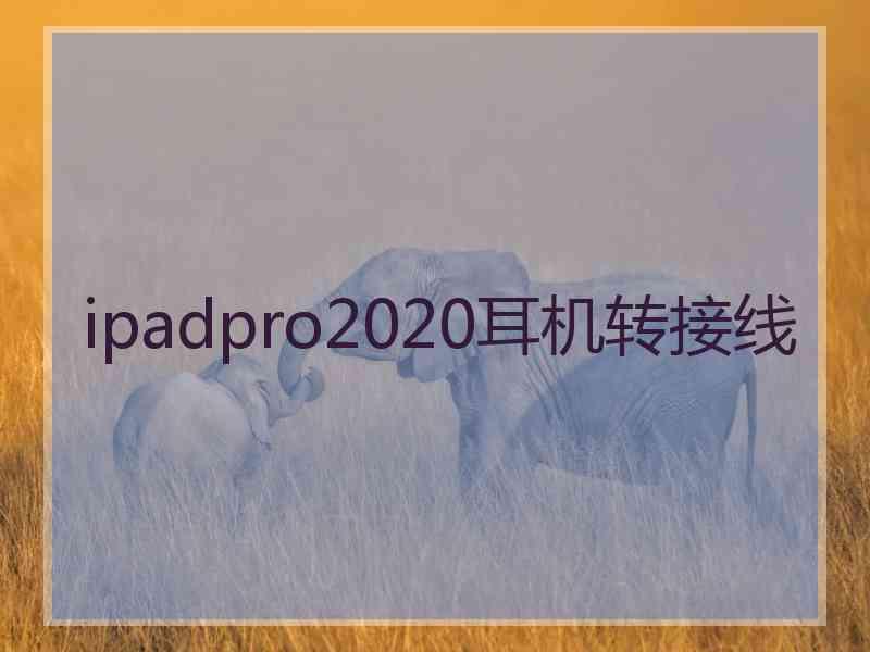 ipadpro2020耳机转接线