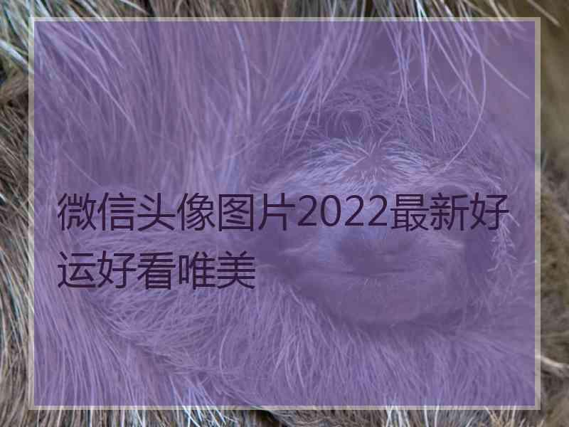 微信头像图片2022最新好运好看唯美