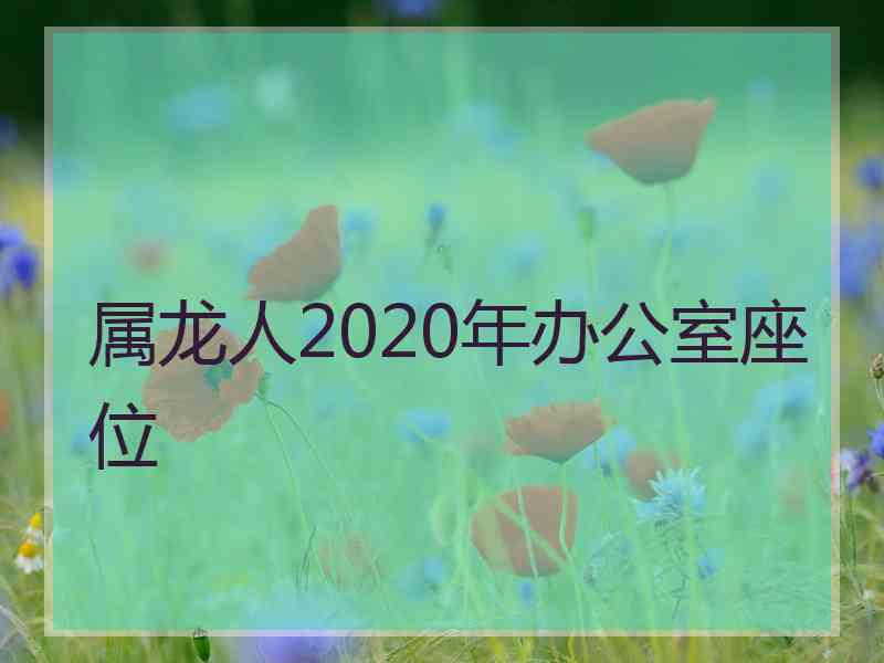 属龙人2020年办公室座位