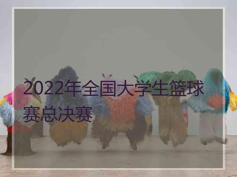 2022年全国大学生篮球赛总决赛