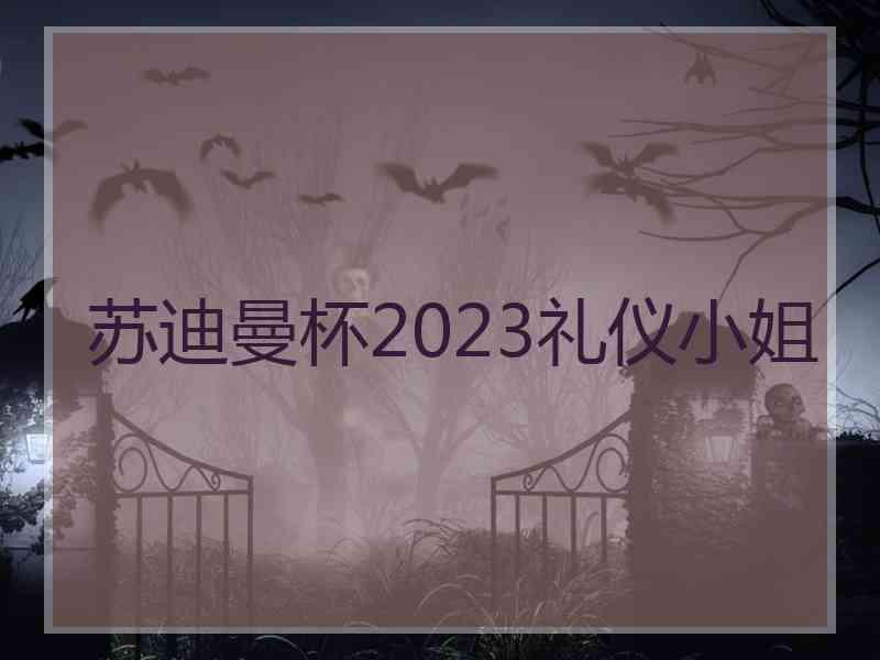 苏迪曼杯2023礼仪小姐