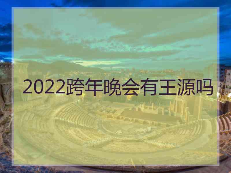 2022跨年晚会有王源吗