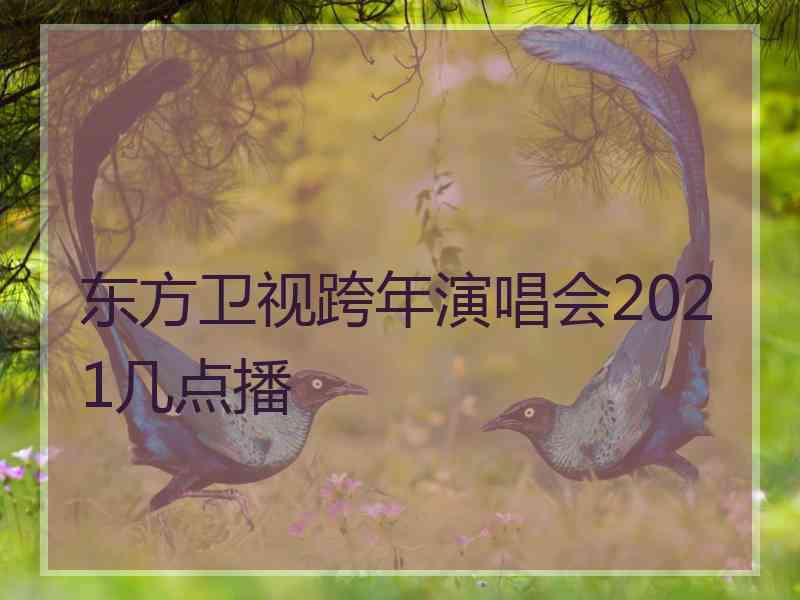 东方卫视跨年演唱会2021几点播