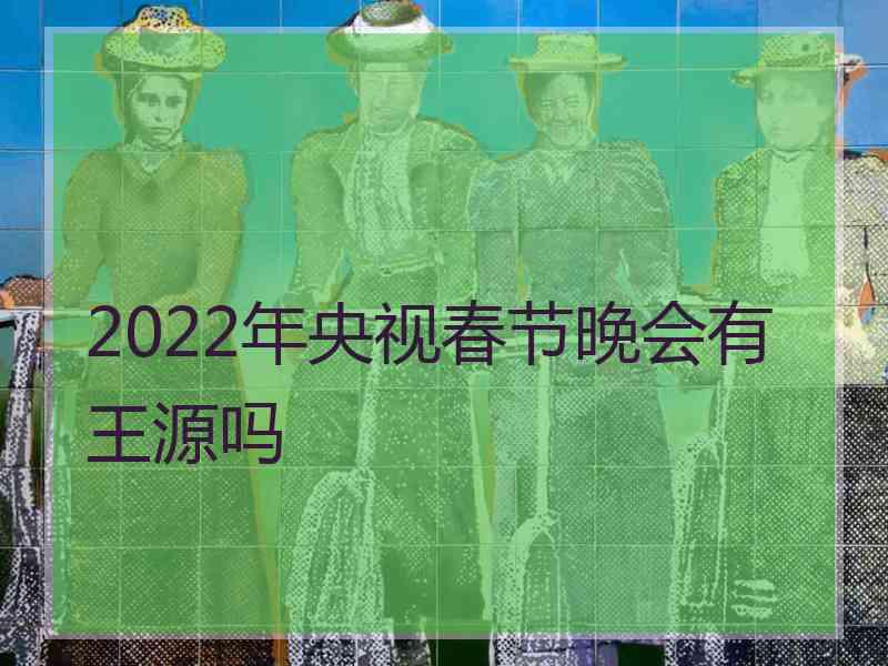 2022年央视春节晚会有王源吗