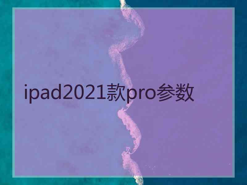 ipad2021款pro参数