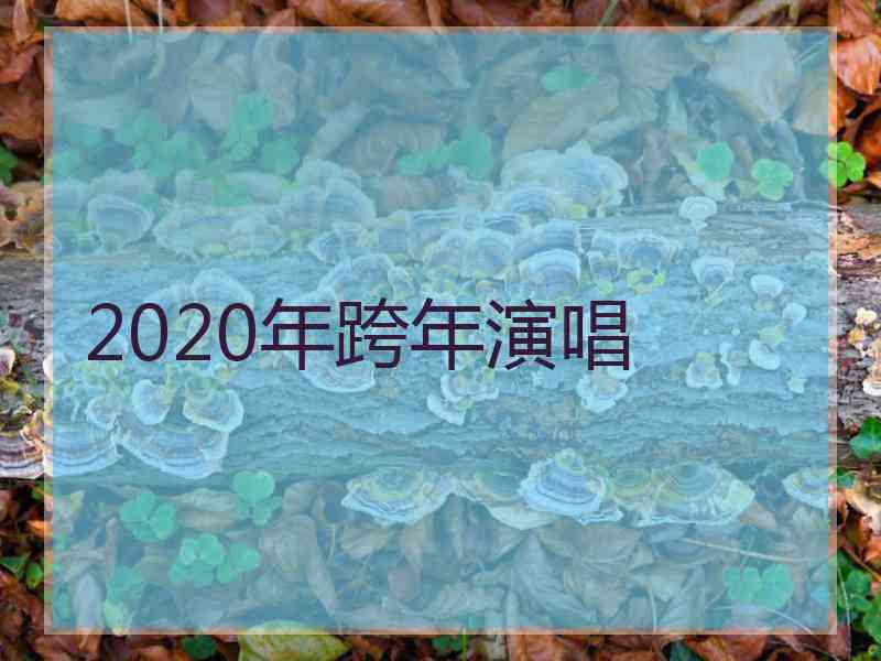 2020年跨年演唱