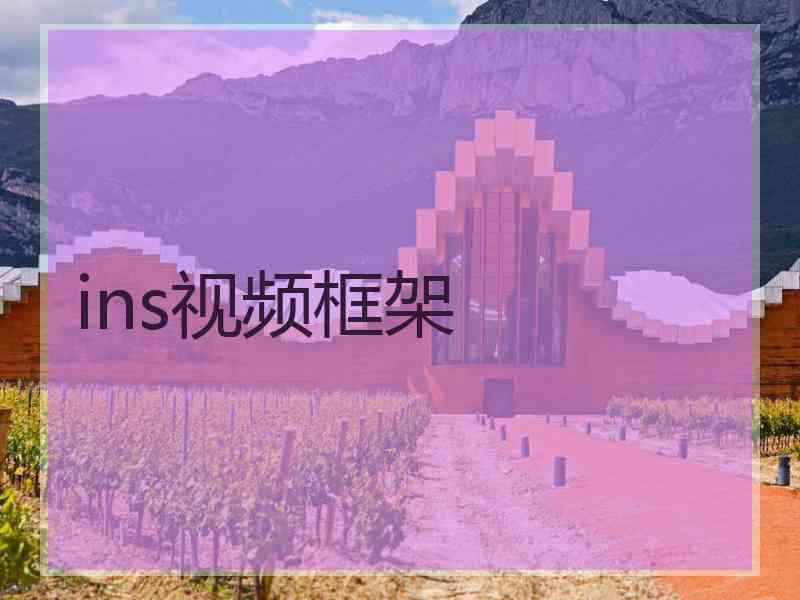 ins视频框架