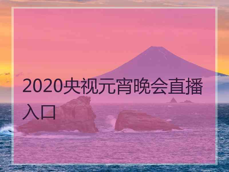 2020央视元宵晚会直播入口