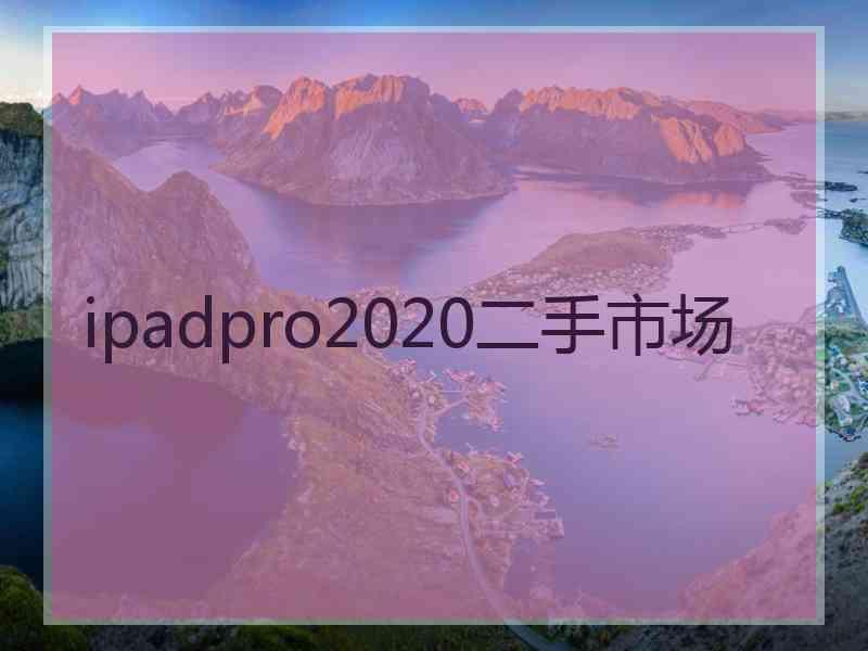 ipadpro2020二手市场