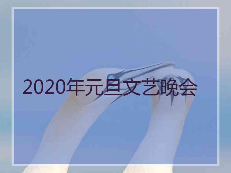 2020年元旦文艺晚会