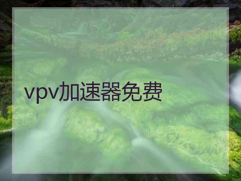 vpv加速器免费