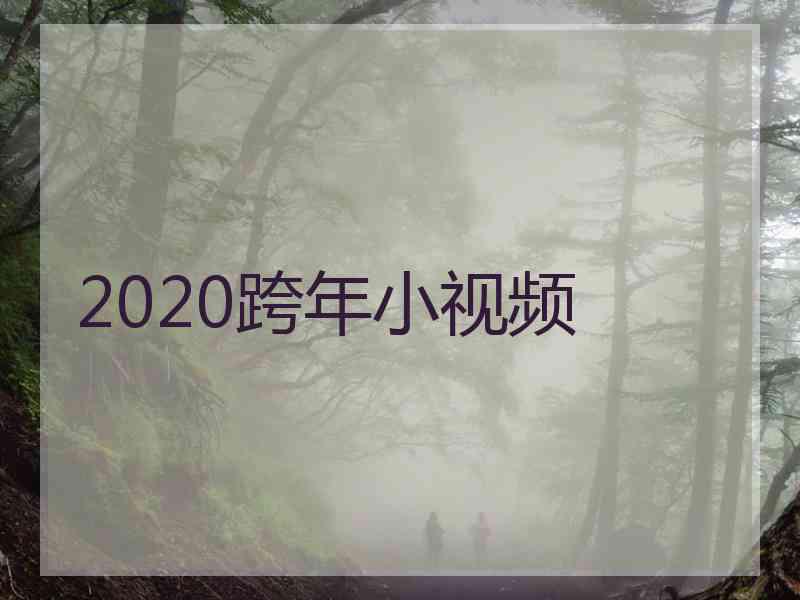 2020跨年小视频