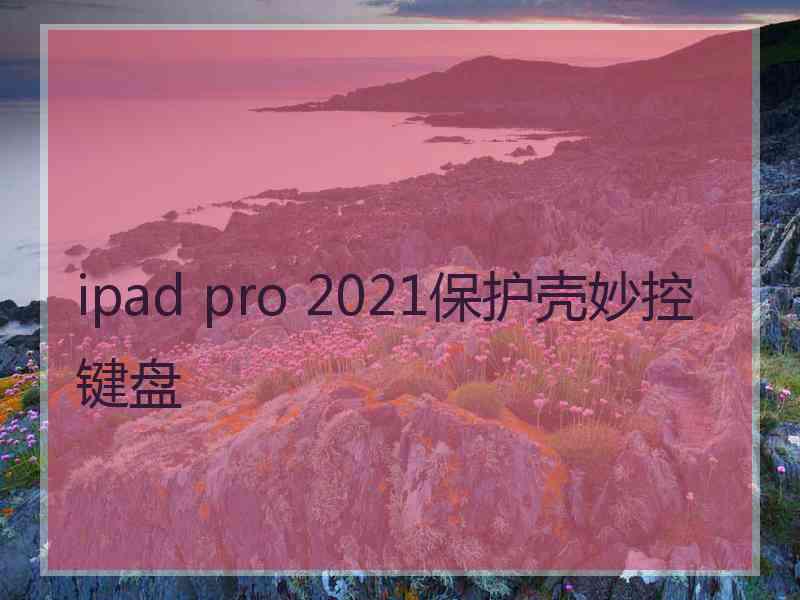 ipad pro 2021保护壳妙控键盘