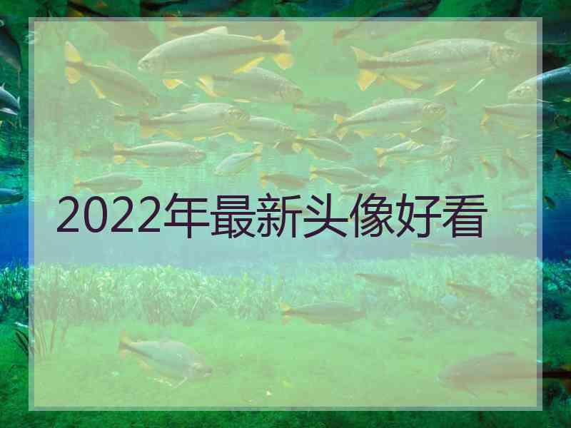 2022年最新头像好看