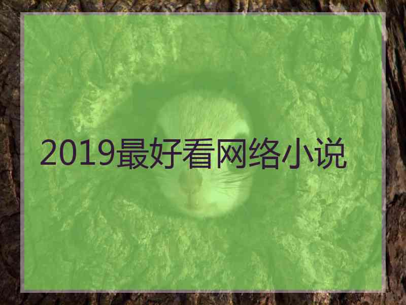 2019最好看网络小说