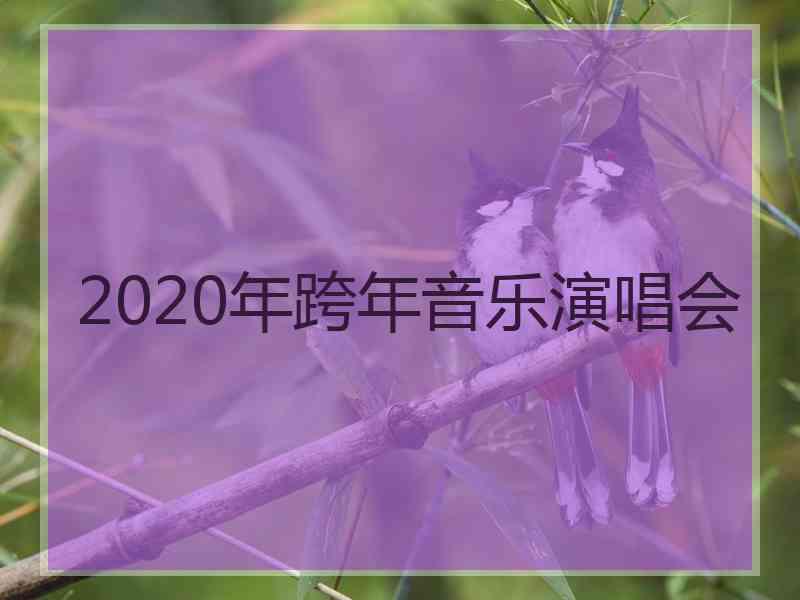 2020年跨年音乐演唱会