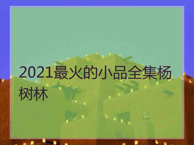 2021最火的小品全集杨树林