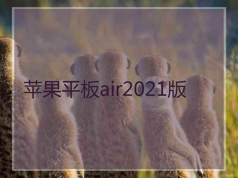 苹果平板air2021版