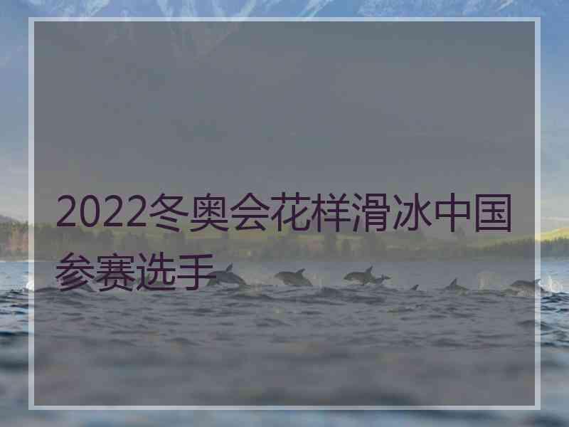 2022冬奥会花样滑冰中国参赛选手