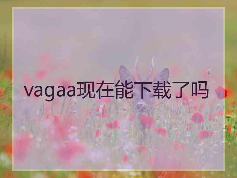 vagaa现在能下载了吗