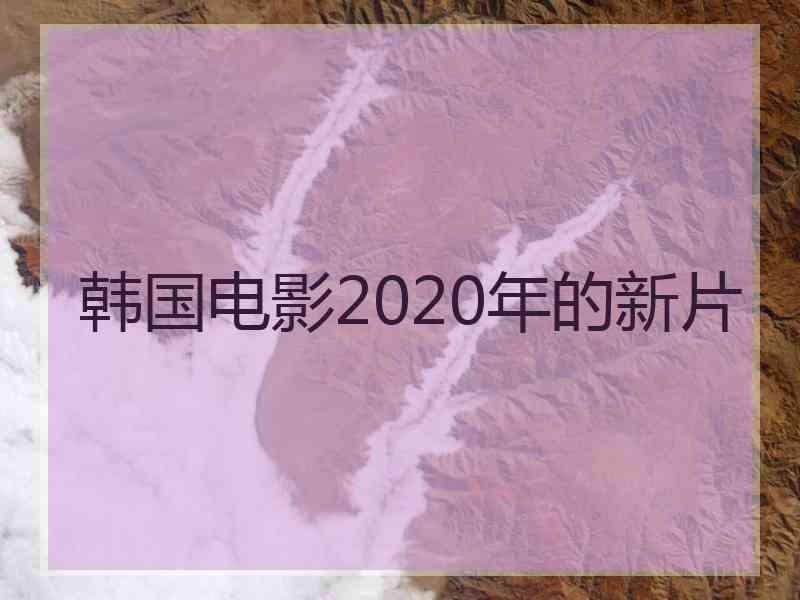 韩国电影2020年的新片