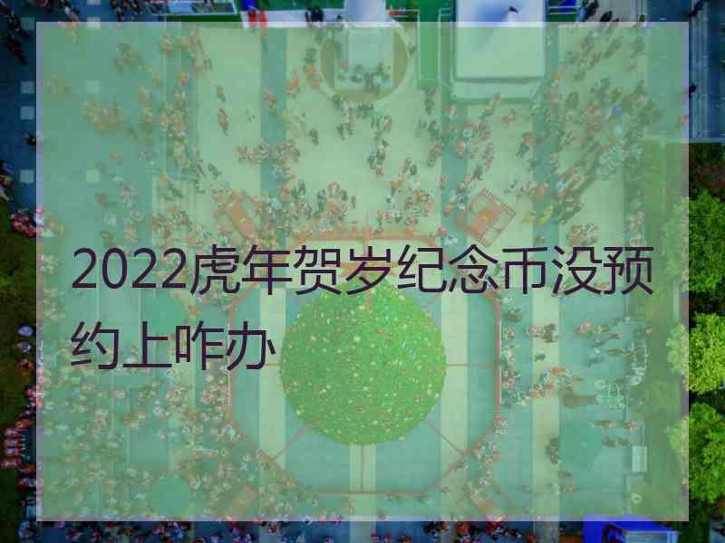 2022虎年贺岁纪念币没预约上咋办