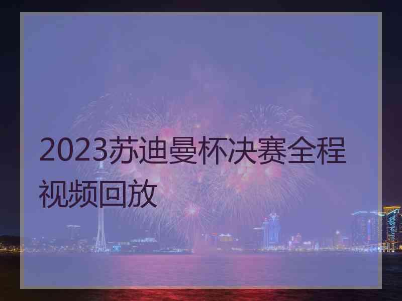 2023苏迪曼杯决赛全程视频回放