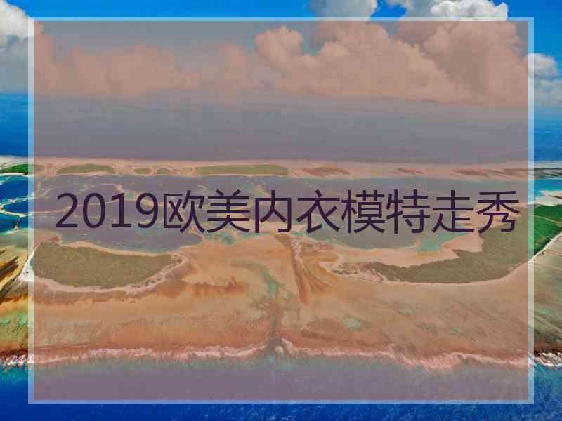 2019欧美内衣模特走秀