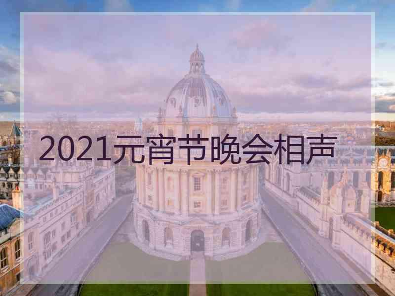 2021元宵节晚会相声