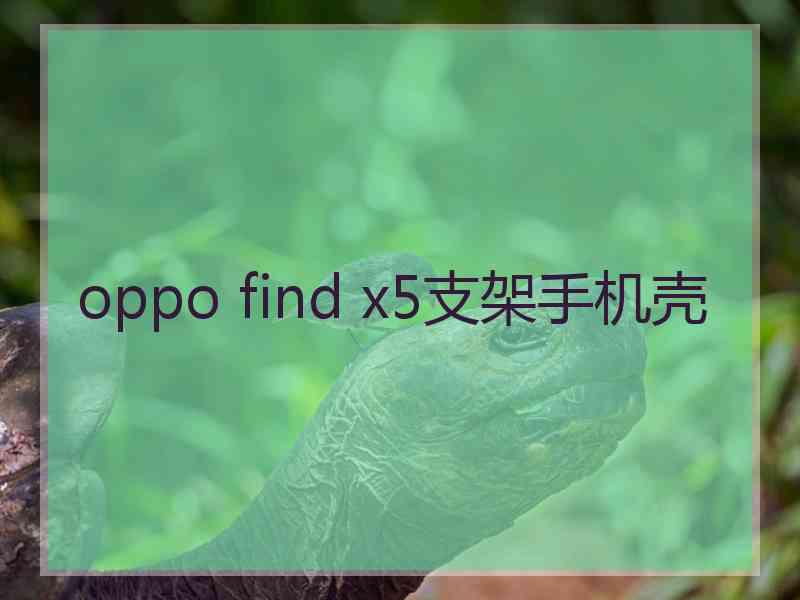 oppo find x5支架手机壳