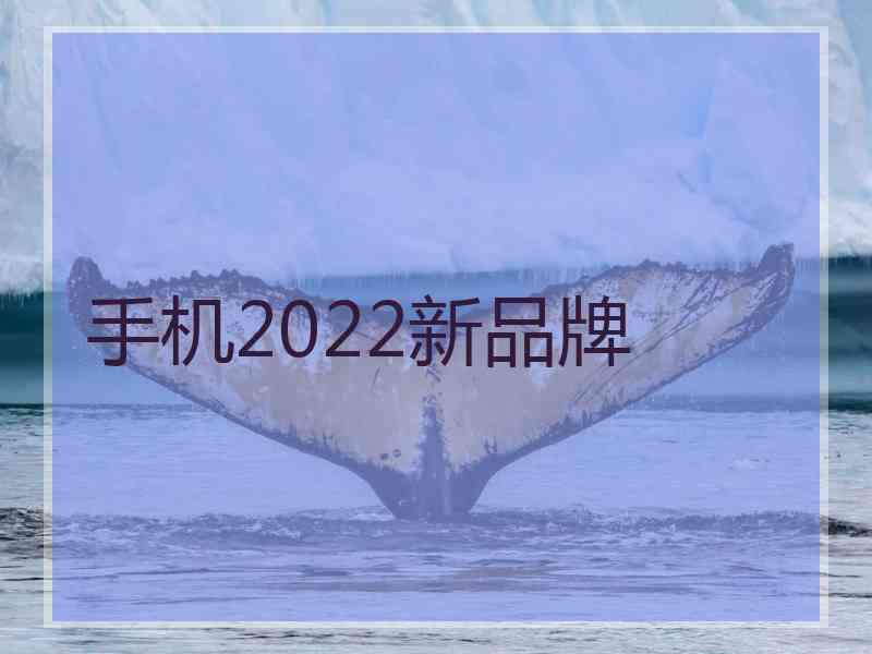 手机2022新品牌