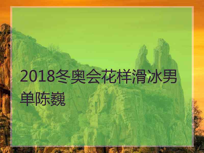 2018冬奥会花样滑冰男单陈巍