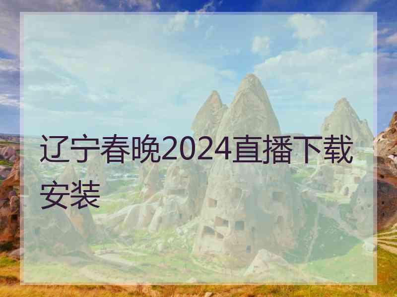 辽宁春晚2024直播下载安装